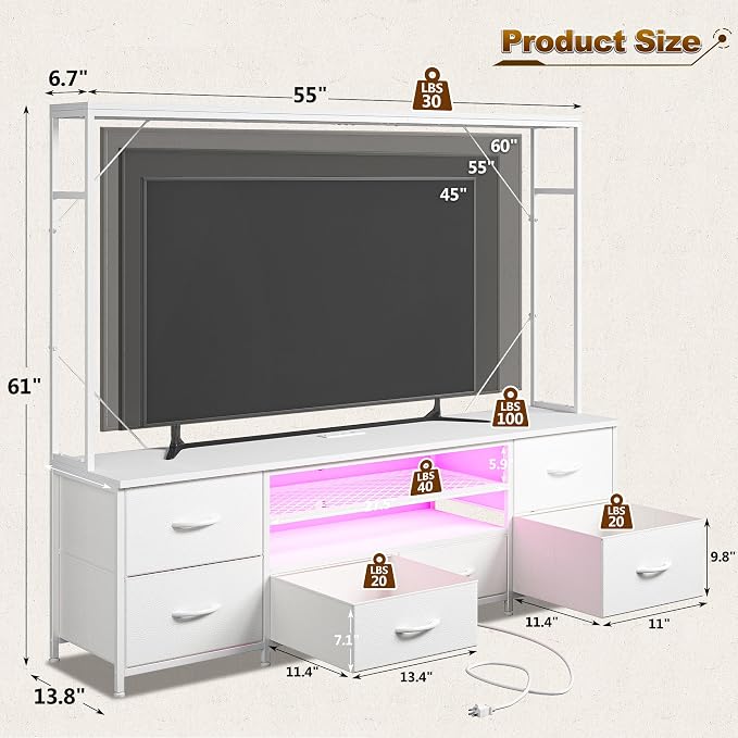 Romorgniz 55" W Entertainment Center - Image 2