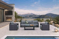 PURPLE LEAF Patio Furniture Set 6 Pieces Outdoor Conversation Sets PP Rope by PURPLELEAF