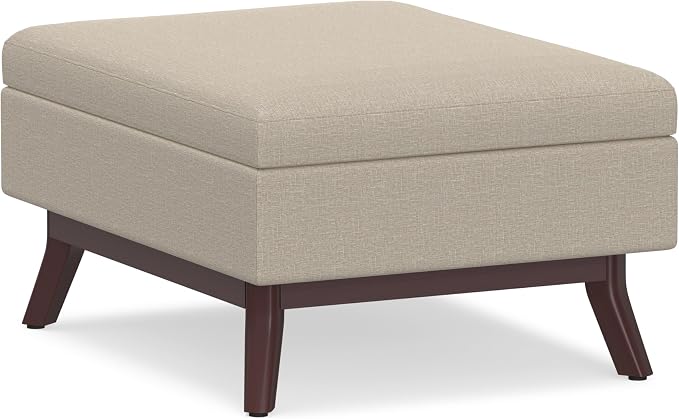 SIMPLIHOME Owen Coffee Table Storage Ottoman by SimpliHome