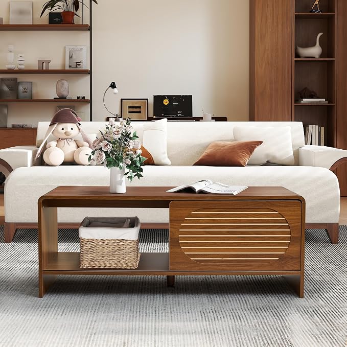 43.3“ Mid Century Modern Coffee Table by RUSTYER