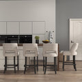 VKNOW Bar Stools Set of 4, Modern Counter Stools by VKNOW