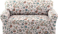 H.VERSAILTEX Printed Loveseat Covers 2 Cushion Couch Covers by HVERSAILTEX