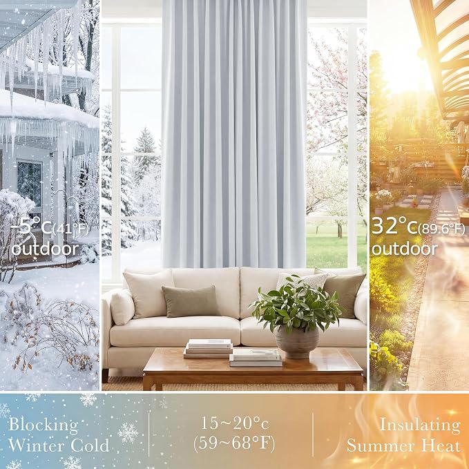 PONY DANCE Short Drapes for Kinchen, Drapes for Bathroom Window, Privacy - Image 4