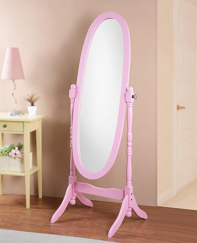 Roundhill Furniture Queen Anna Style Floor Cheval Mirror by RoundhillFurniture