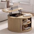 JOINICE 31.5" Round Lift Top Coffee Table by Joinice