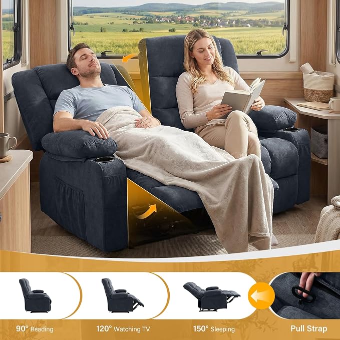BOSMILLER Reclining Loveseat - Image 3