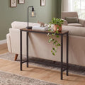Sturdy Console Table with 98 lb Capacity, Stable Wobble-Free Design by Fazlino