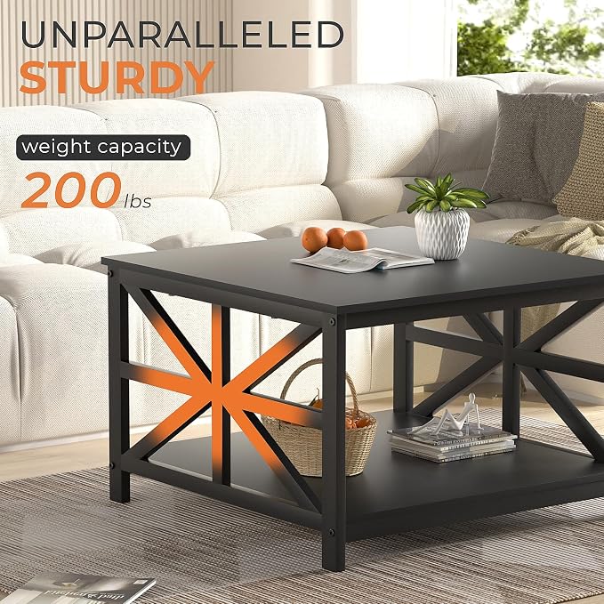 GreenForest Modern Living Room Coffee Table - Image 4