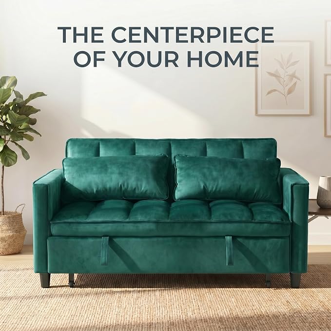 4 in 1 Convertible Sofa Bed, Pull Out Couch - Image 7