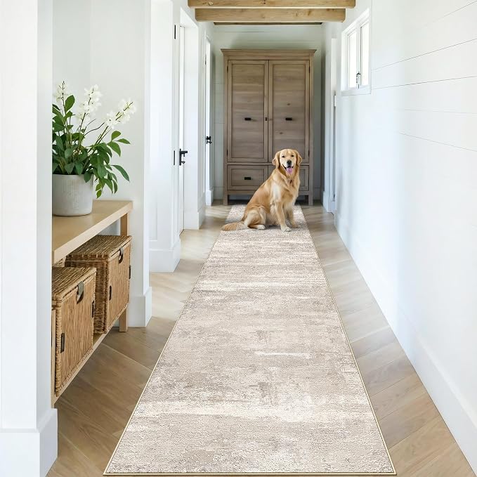 Washable Kitchen Runner Rug 2'6x12 by YOUFORTONG