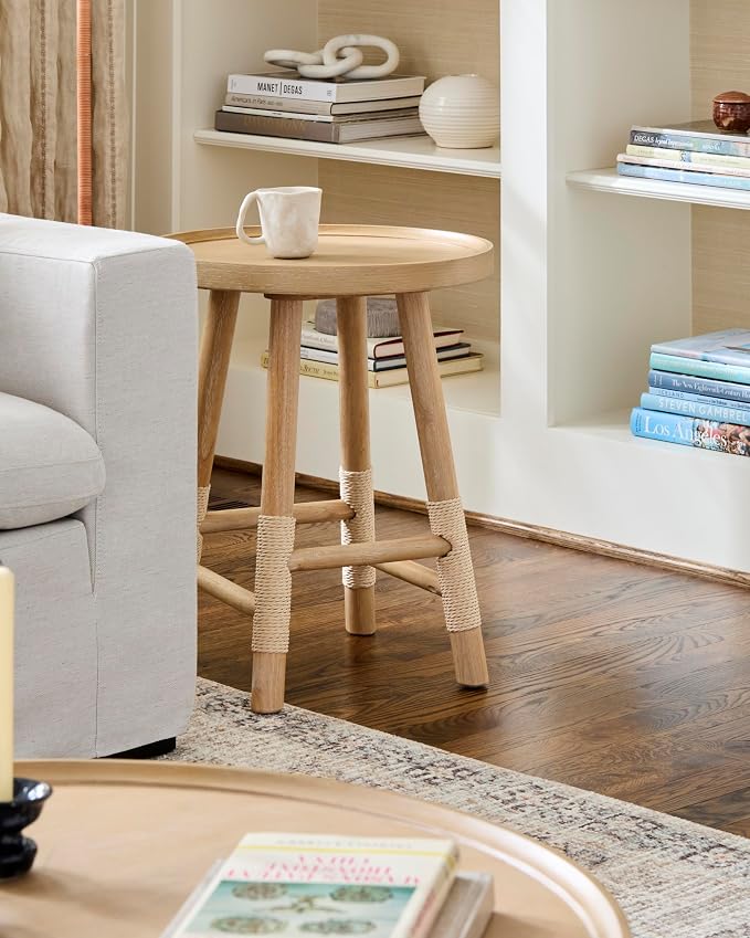 Livabliss x Becki Owens Esmarca Modern Coastal End Table by Livabliss
