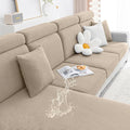 Smiry Waterproof Couch Cushion Covers, Stretch Jacquard Thick Sofa Cushion by Smiry