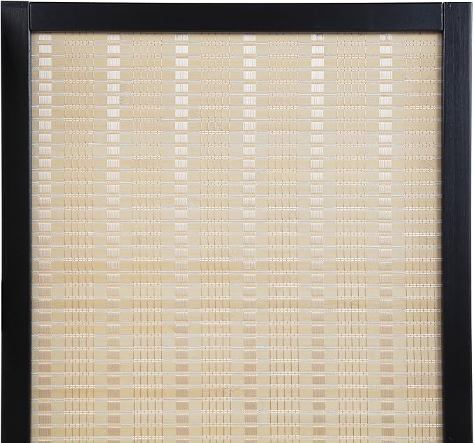 Roundhill Furniture Inkwell 4-Panel Bamboo Room Divider, Folding Portable - Image 6