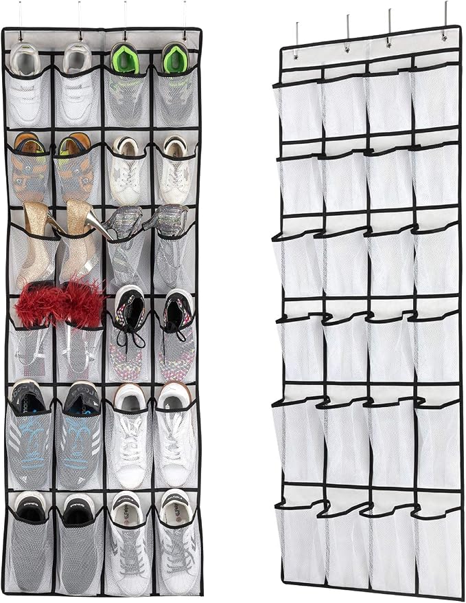 SAVERHO Hanging Shoe Organizer, Over The Door Shoe Organizer - Image 7