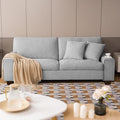 DOPEDIO Modern Loveseat Sofa for Living Room, Chenille Recliner, Removable Cover by DOPEDIO