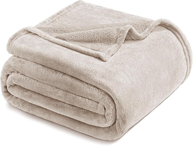 Exclusivo Mezcla Fleece Camel Throw Blanket - Image 8