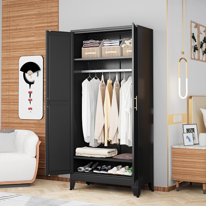 GAIOUS Metal Wardrobe Cabinet - Image 6