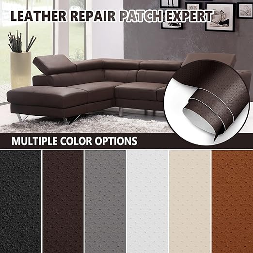 Leather Repair Patch, Breathable Perforated Self Adhesive Repair Patch - Image 2