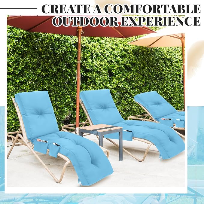 Outdoor Chaise Lounge Cushions - Image 7