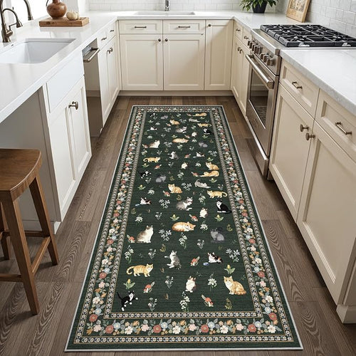 2x6 Washable Kitchen Runner Rug - Image 2