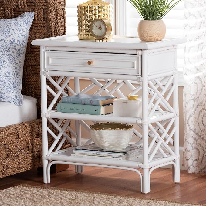bali & pari Tiaret Natural Rattan Nightstand by balipari