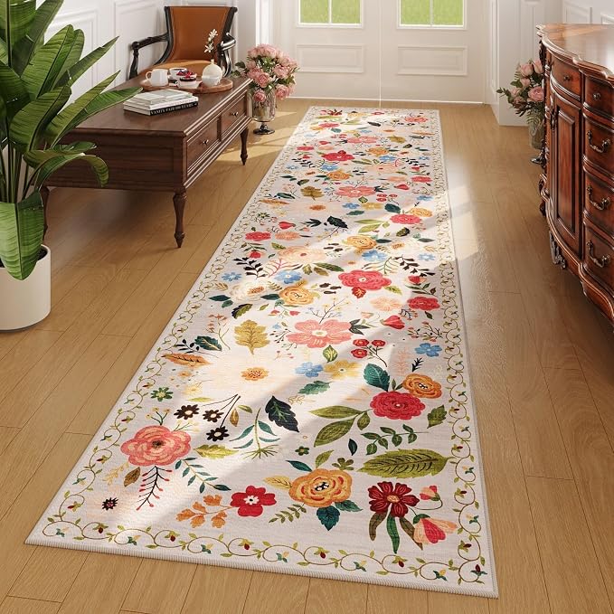 Rugcomf Washable Kitchen Runner 2'7"x12' by Rugcomf