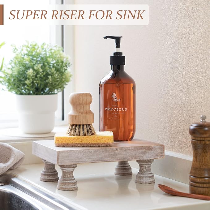 EOSAHR Farmhouse Riser for Room Decor : Decorative Pedestal Stand For Display - Image 5