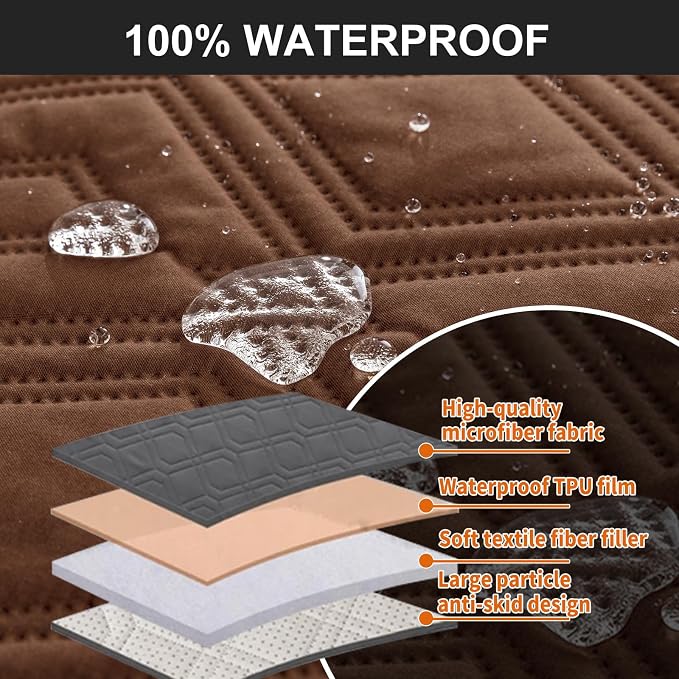 Genina Waterproof Recliner Cover - Image 7
