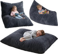 BRINJOY 3 in 1 Kids Bean Bag Chair Bed, Memory Foam Filled Floor Bed Bean Bag by brinjoy