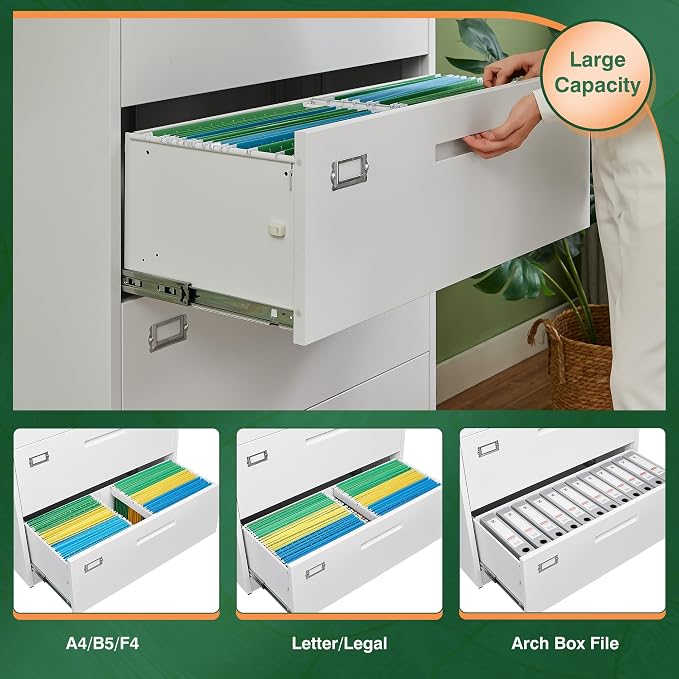 Letaya 2 Drawer Metal Filing Organization Office Cabinets - Image 9