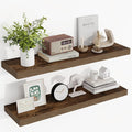 Acovy 36 Inch Floating Shelves, Wooden Shelves by Acovy