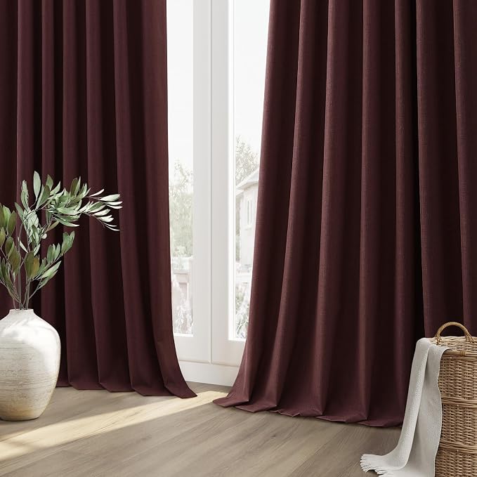 Guken 100% Blackout Curtains 96 Inch Length 2 Panels Set - Image 10