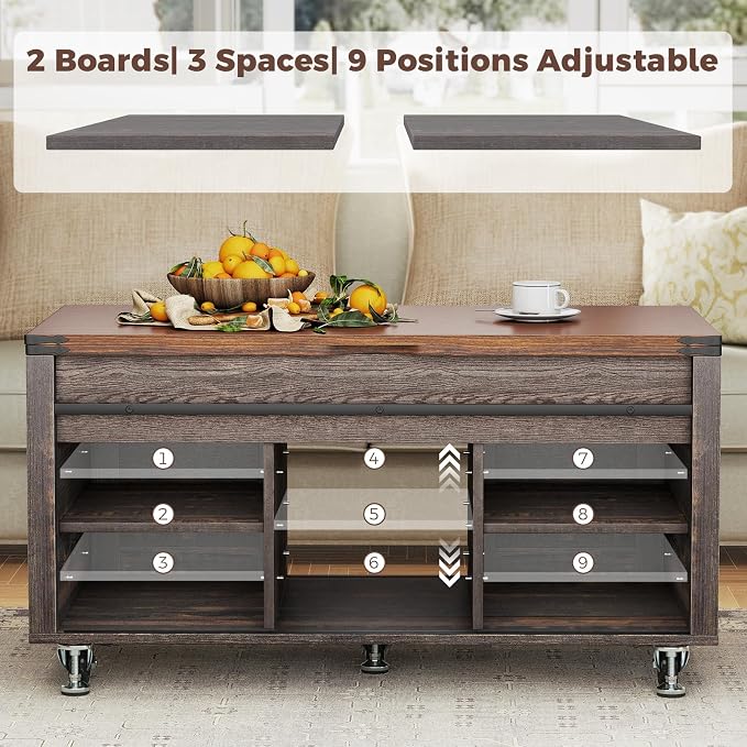 Turosur Lift Top Coffee Table - Image 7