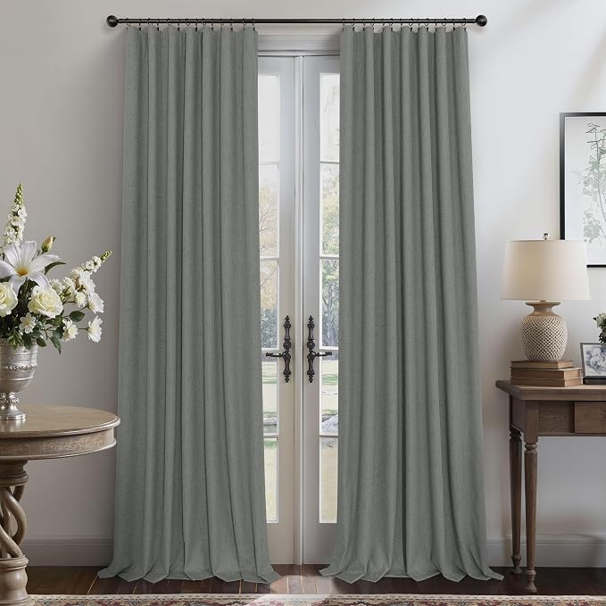 Linen Textured Black Out Blinds - Image 9