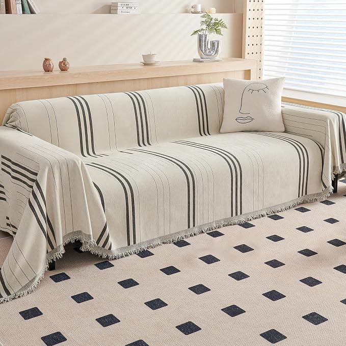 DREAMINGO Couch Cover Washable Chenille Sofa Protector by DREAMINGO
