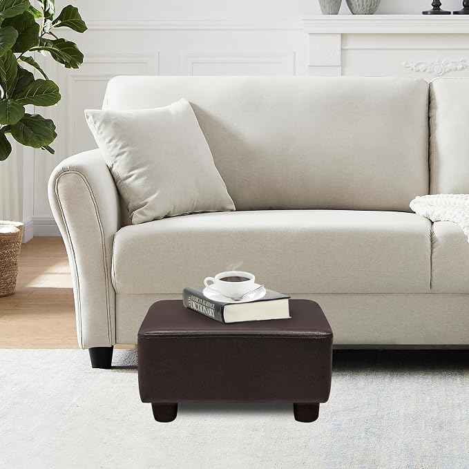 CAROLMADE Small Foot Stool Ottoman Footstool - Image 2