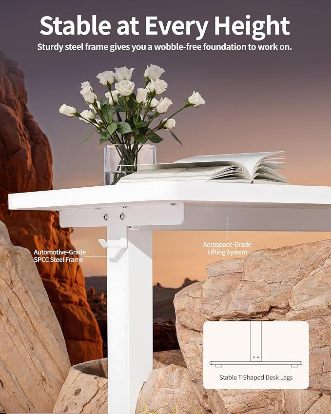 BIZUM Standing Desk Electric Adjustable Computer Desk-Stand up Desk Office - Image 5