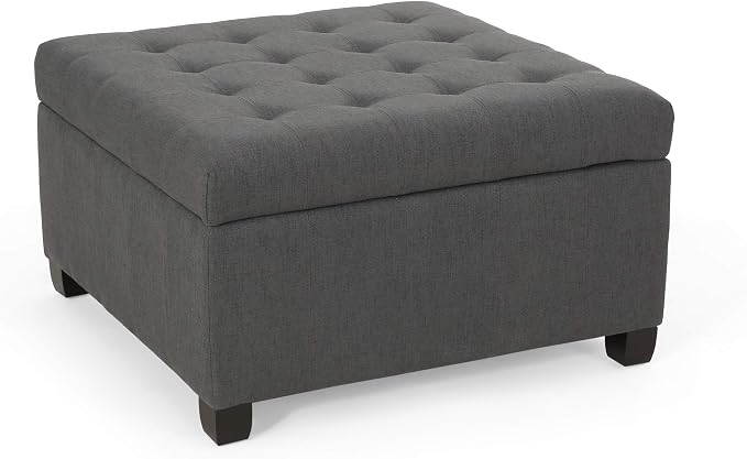 Christopher Knight Home Hedda Tufted Fabric Storage Ottoman by ChristopherKnightHome