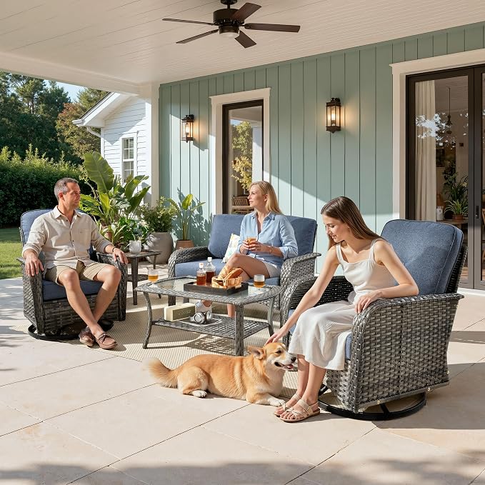 Weaxty Wicker Patio Furniture Set - Image 9