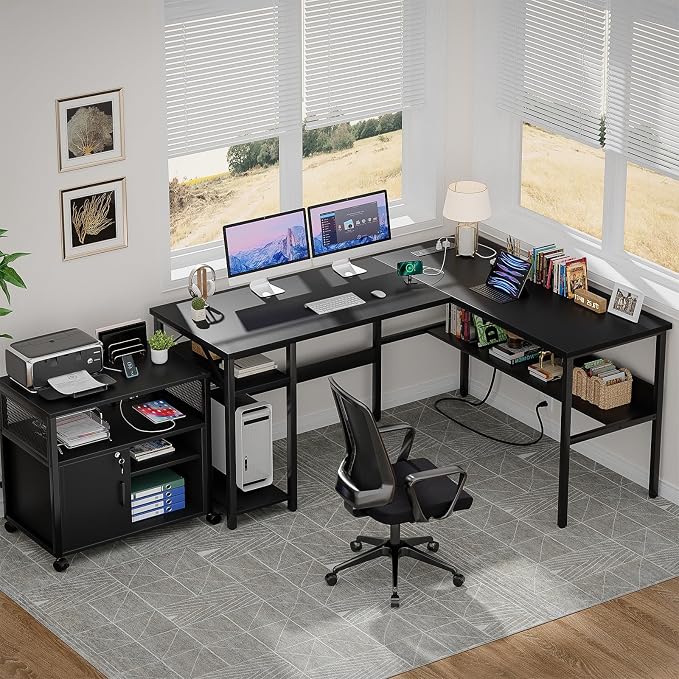 Unikito Reversible L Shaped Desk - Image 8