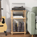 Apicizon 3 Tier End Table, Record Player Stand by APICIZON
