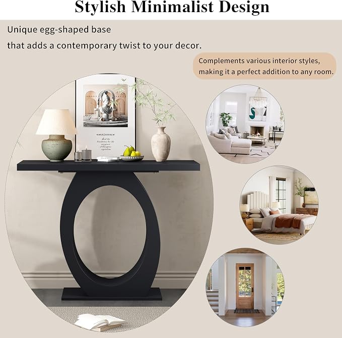 52'' Console Table Sofa Table Entryway Table, Modern Side Table - Image 4