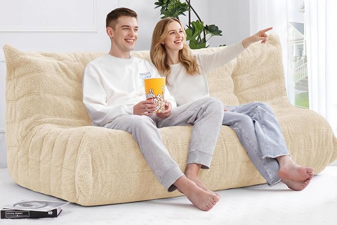 Bean Bag 3-Seater Chair Big Sofa Beanbag Chair - Image 7