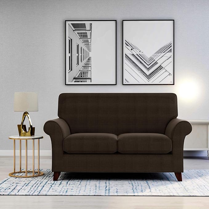 ZNSAYOTX 3 Piece Loveseat Covers - Image 2