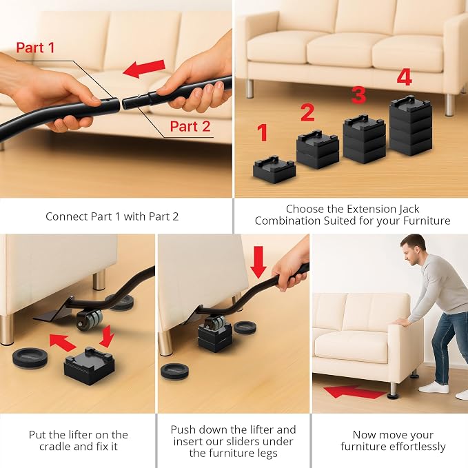 X-Protector Felt Furniture Sliders - Image 6