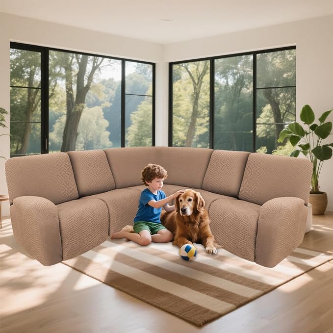 100% Waterproof Sectional Recliner Couch Covers - Image 2