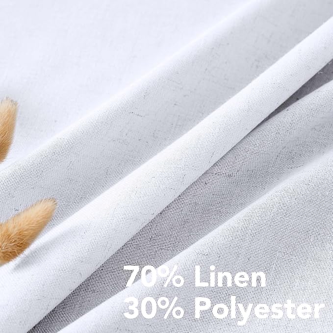 H.VERSAILTEX Elegant Natural Linen Blended Energy Efficient Light Filtering - Image 4