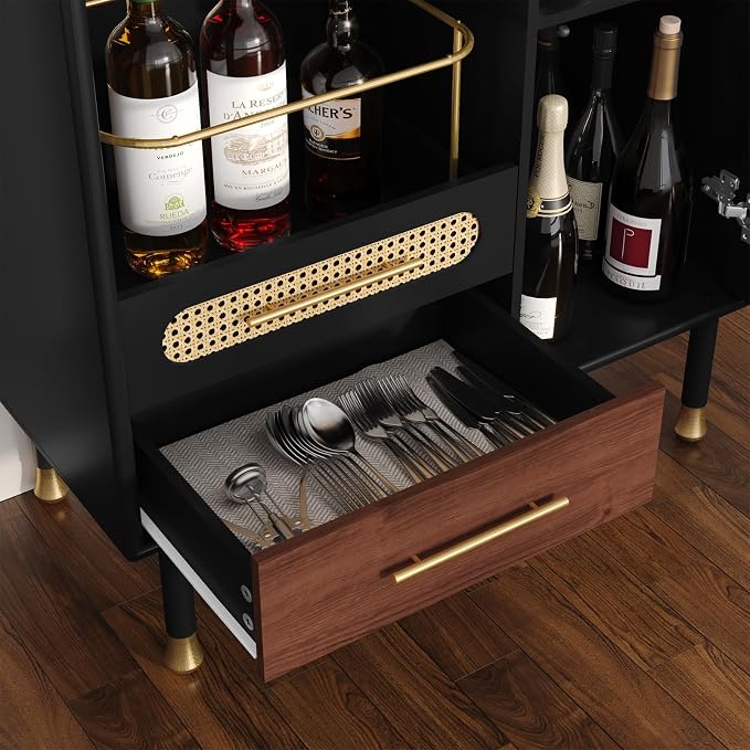 ARTPOWER Modern Coffee Bar Cabinet - Image 7