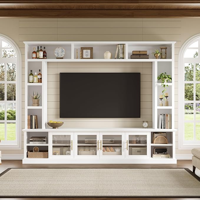Merax 95" Entertainment Center for TVs up to 80", All-in-One TV Stand by Merax