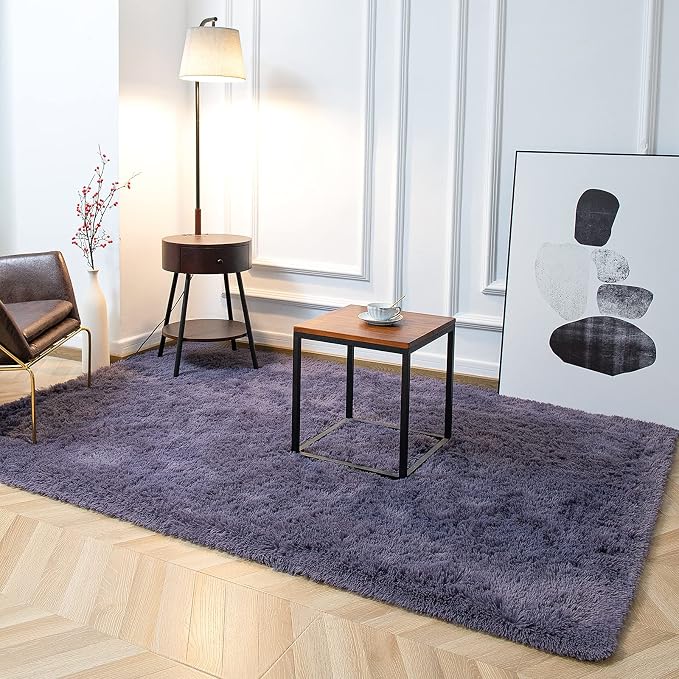 TWINNIS Super Soft Shaggy Rugs Fluffy Carpets 8x10 Feet, Indoor Modern Plush - Image 7